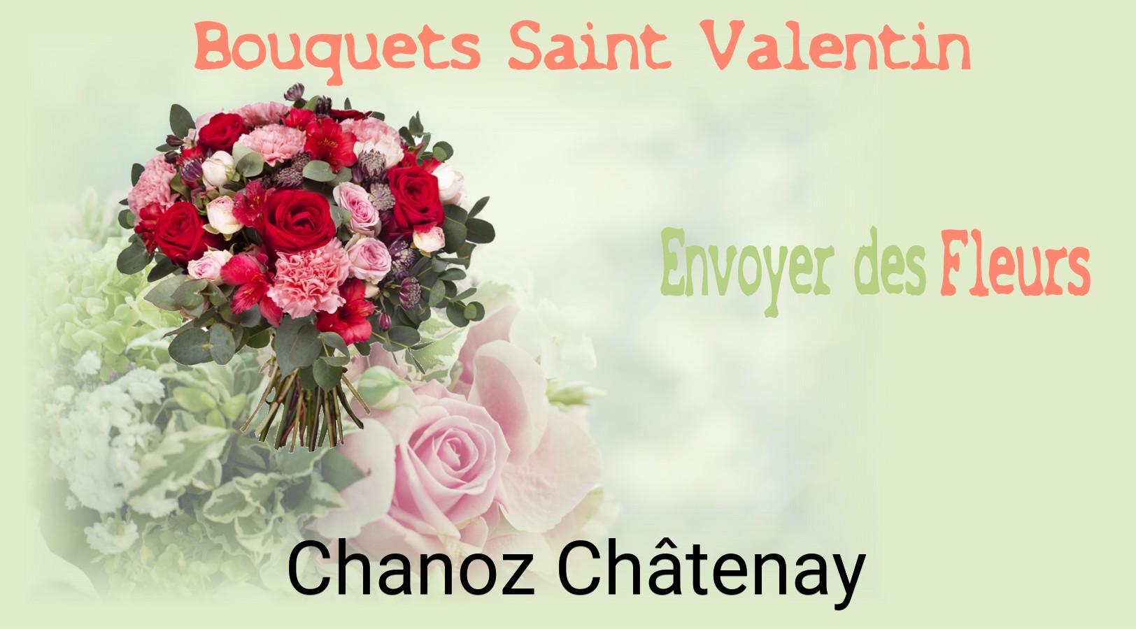 Roses de Saint-Valentin livrées à Chanoz-Châtenay